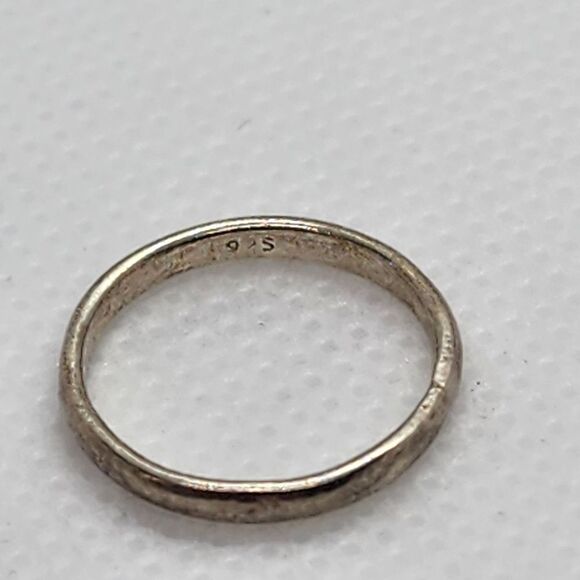 Sterling Silver Plain Band Ring (2) - Picture 4 of 5